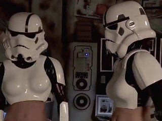 Vivid Parody - 2 Storm Troopers enjoy some Wookie dick