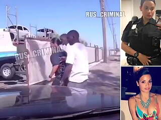 Policewoman forced to suck gangsta