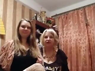 Real Mother and daughter – prostitute team from Russia