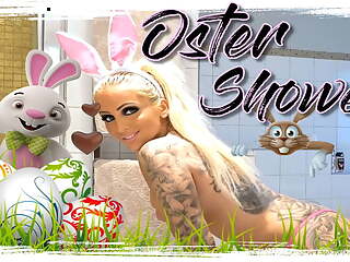 Dirty Easter, dirty talk in the shower for you by German teen