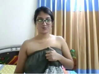 Sensation Julie Bhabhi playing with her breast