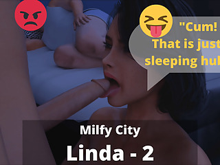 Secret weekend with my stepson so far from my husband. Finally, i can fuck him hard. - Milfy city - Linda - 2