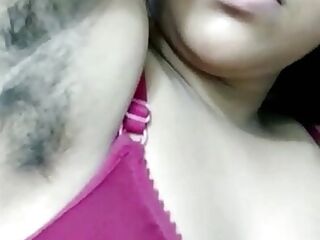 Beautiful Girl Showing Hairy Armpit And Pussy