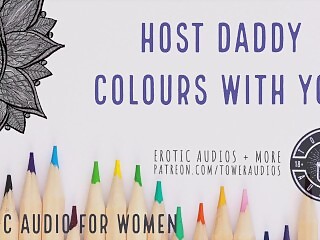 ADULT COLOURING WITH HOST DADDY (Erotic audio for women) [Consenting Adults] [Dirty talk] 素人 汚い話
