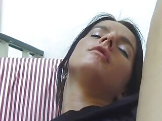 I play with my cousin Martina, a shy and submissive brunette