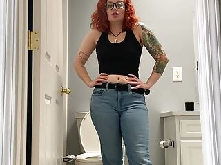I'm gonna take a piss and you can't stop me - full video on Veggiebabyy Manyvids