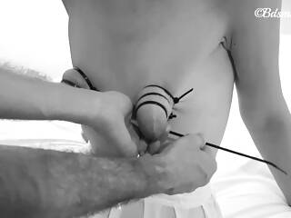 Zip-tied saggy tits torture - Bdsmlovers91
