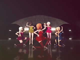 Mmd R-18 Anime Girls Sexy Dancing Clip 238