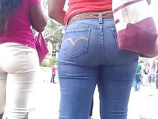 Ass in jeans