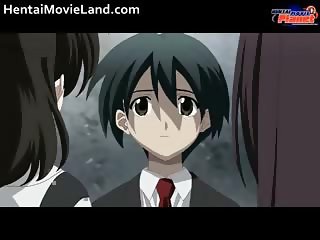Innocent anime schoolgirl blows stiff part1
