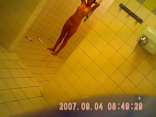 teen in shower after sport hidden cam sazz