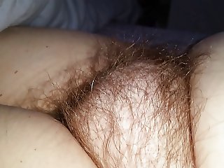 checking out the wifes dreaming soft hairy pussy mound
