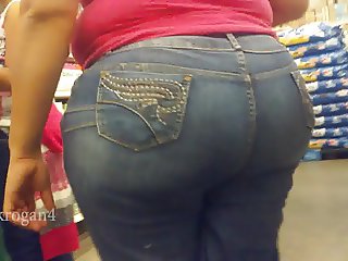 big ass in jeans at wall-mart