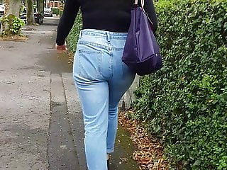 Long walk with Teen in Blue Jeans