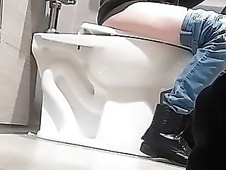 Girl on toilet 