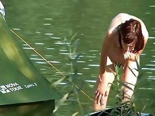 Nudists Sucking and Fucking By The River