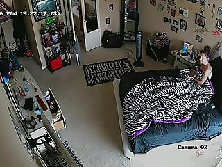 TEEN Tits in Bedroom Hacked Cam