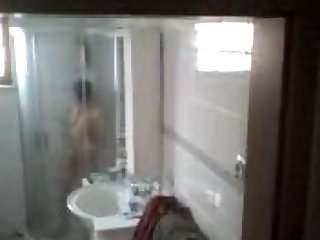 Chinese Mature Wife in Shower