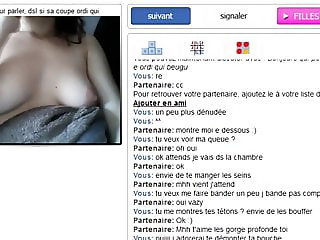 French girl with big boobs chat with me on cam