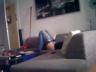 Rare hidden cam german not sister on couch 1