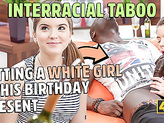 BLACK4K. Huge dick of new black friend makes white babe
