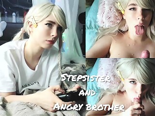 Stepsister Paid with Her Body for a Broken Gamepad (cum face)❤MollyRedWolf