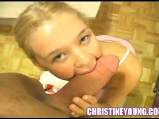 Christine Young - Big dick blowjob