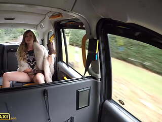 Fake Taxi Filthy Posh babe Honour May gets pussy pounded