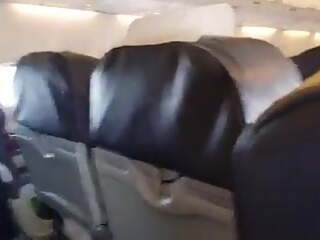 Couple gets naughty on the plane