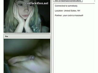 Girls Reacting to Big Cock on Webcam