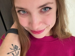 Did you see my scrunchy? - POV real sex with cute teen 4K