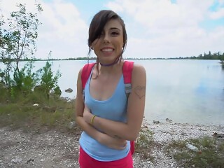 YNGR - Hiking And Fucking With Teen Becca Pierce