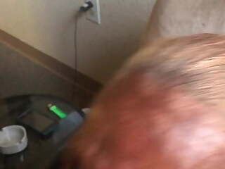 New Famous grandma blowjob, I came in her mouth, love her blowjob