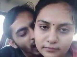 Desi Gujrati girl Ananya has car sex with her boyfriend.