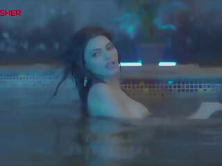 Sherlyn Chopra Naked by the Pool (Naked Ambition)