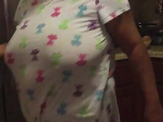 Mature auntie is on to me while I secretly record her, 4