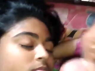 Desi lovers, blowjob and fingering