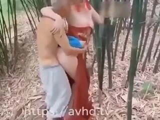 Young Asian girl seduces Dirty old man