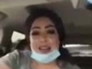 A Muslim woman sings sexily