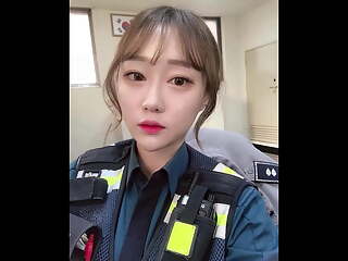 A pretty whore became a police officer. (She fucks a criminal)