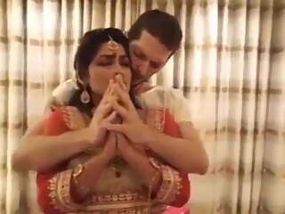 sexy Indian goddess Kameswari is worshipped