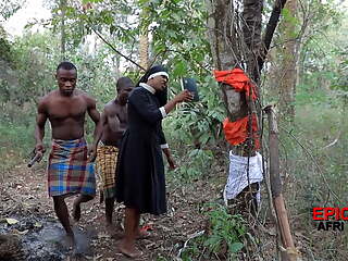 African warriors fuck foreign missionary (trailer)
