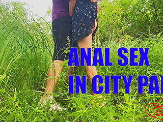 FUCKED BEAUTY IN ANAL IN CITY PARK MULTI CUM -SOboyandSOgirl