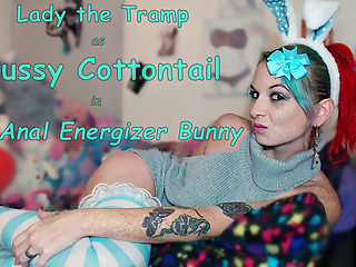 Pussy Cottontail the Anal Energizer Bunny FIRST ANAL