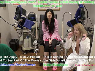 Alexandria Wu Humiliating Gyno Exam Required For New Tampa University Students By Doctor Tampa & Nurse Stacy Shepard!!!!
