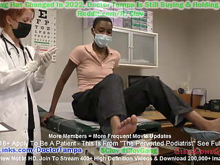 Perverted Podiatrist Stacy Shepard Takes Her Time Examining Jewel's Sweaty Feet During An Exam At GirlsGoneGyno Com