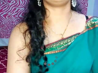 Green colour saree pe new married indian bhabhi hot video