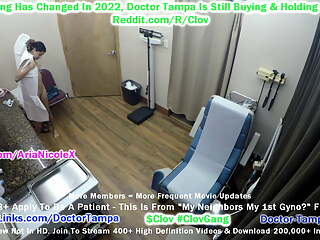Become Doctor Tampa, Shock Ur Mixed Cutie Neighbor Aria Nicole As You Perform Her 1st Gyno Exam EVER On Doctor-TampaCom!