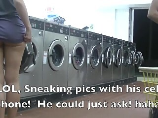 Helena Price - College Campus Laundry Flashing While Washing My Clothing!