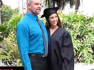 DaughterSwap - Hot Girls Layla London & Nicole Bexley Get Special Gifts For Their Graduation Part1 